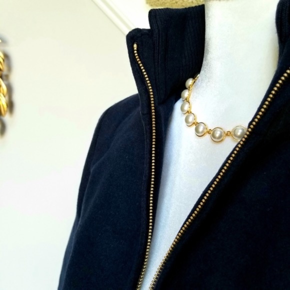 New! J Crew sz 4 Village Navy Blue Wool Coat Jacket NWT AB457 - Picture 2 of 16